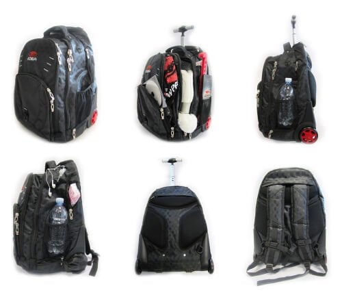 edea trolley backpack buz pateni çantası